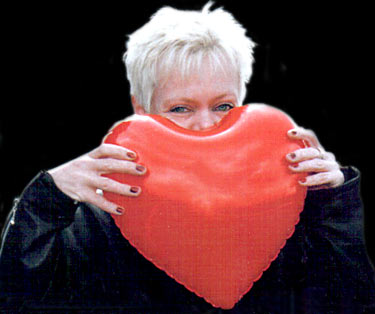 Mimi Müller mit Herz